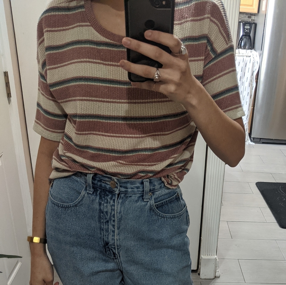 Vintage style slouchy tee